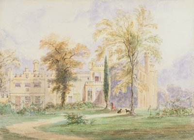 Un palazzo gotico non identificato da Joseph Murray Ince